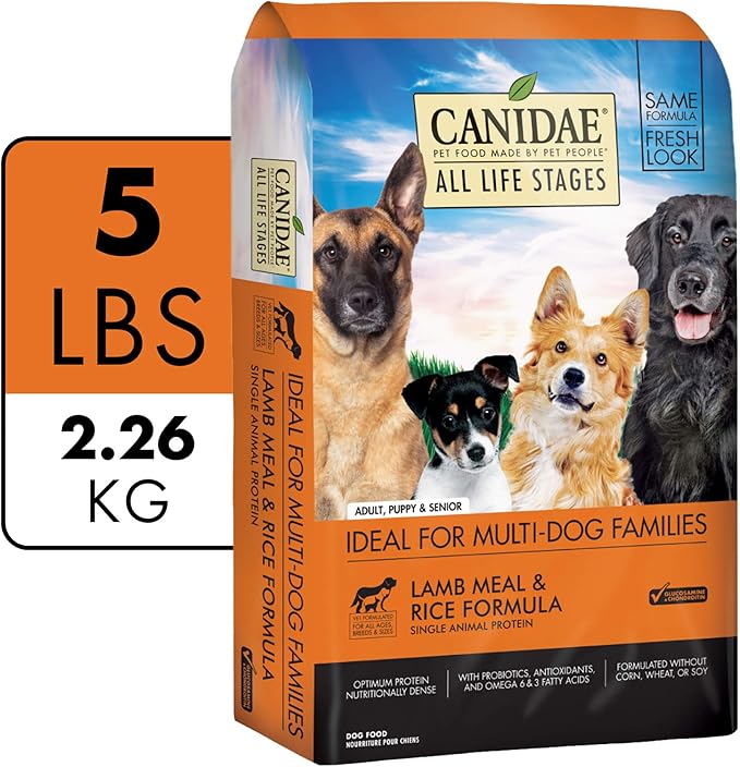 canidae lamb meal and rice formula