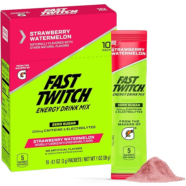 FAST TWITCH ENERGY DRINK MIX FROM GATORADE POWDER...