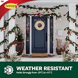 Command Outdoor Black Stainless Steel Wire Hooks 2 Hooks 3 Strips view 6