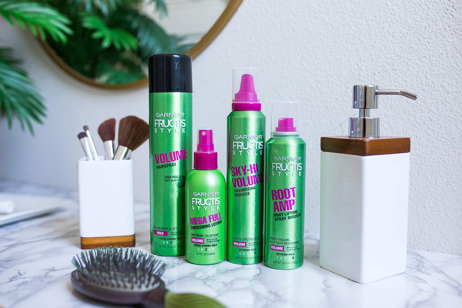 Garnier Hair Care Fructis Style Volume Anti-Humidity Hairspray, 2 Count : Beauty