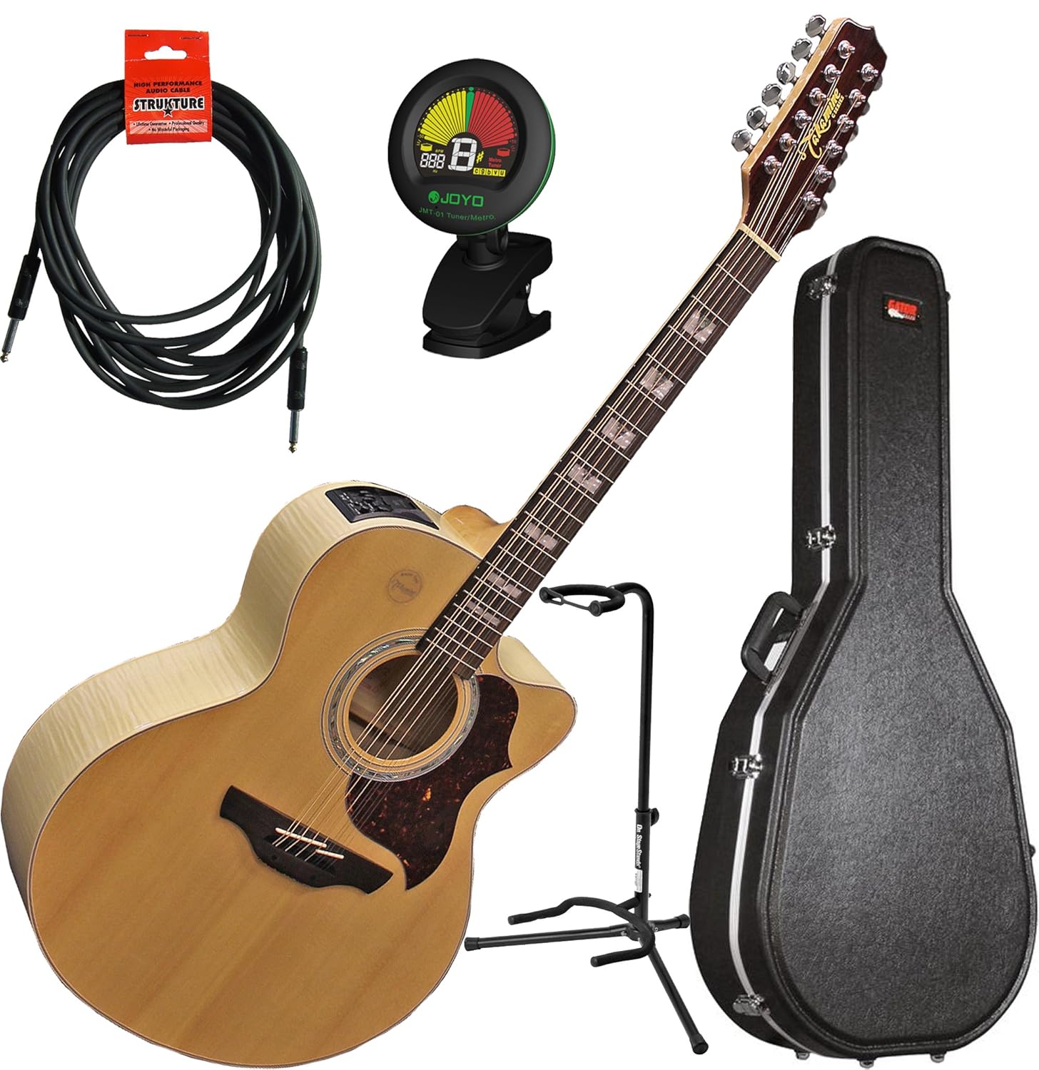 Takamine EG523SC12 12String AcousticElectric Guitar w/ Hard Case