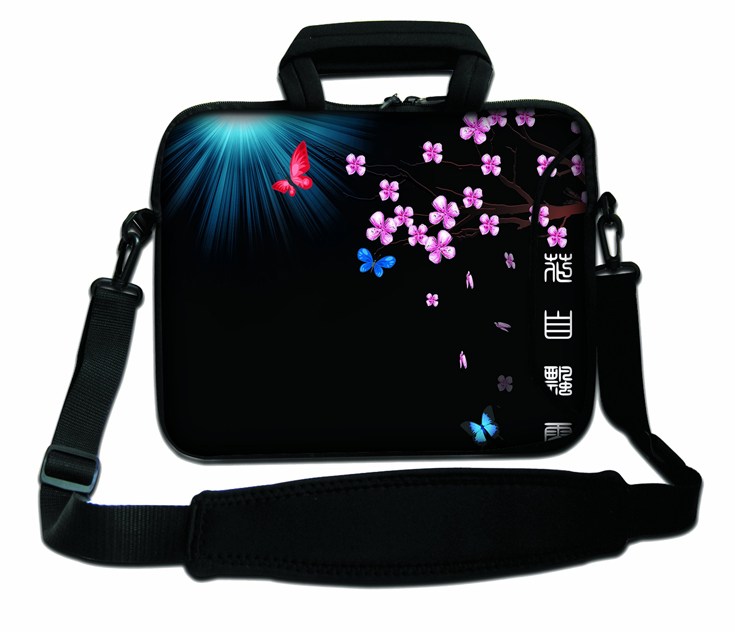 10 Inches Laptop Notebook Shoulder Strap Sleeve Soft Case for Inspiron Mini