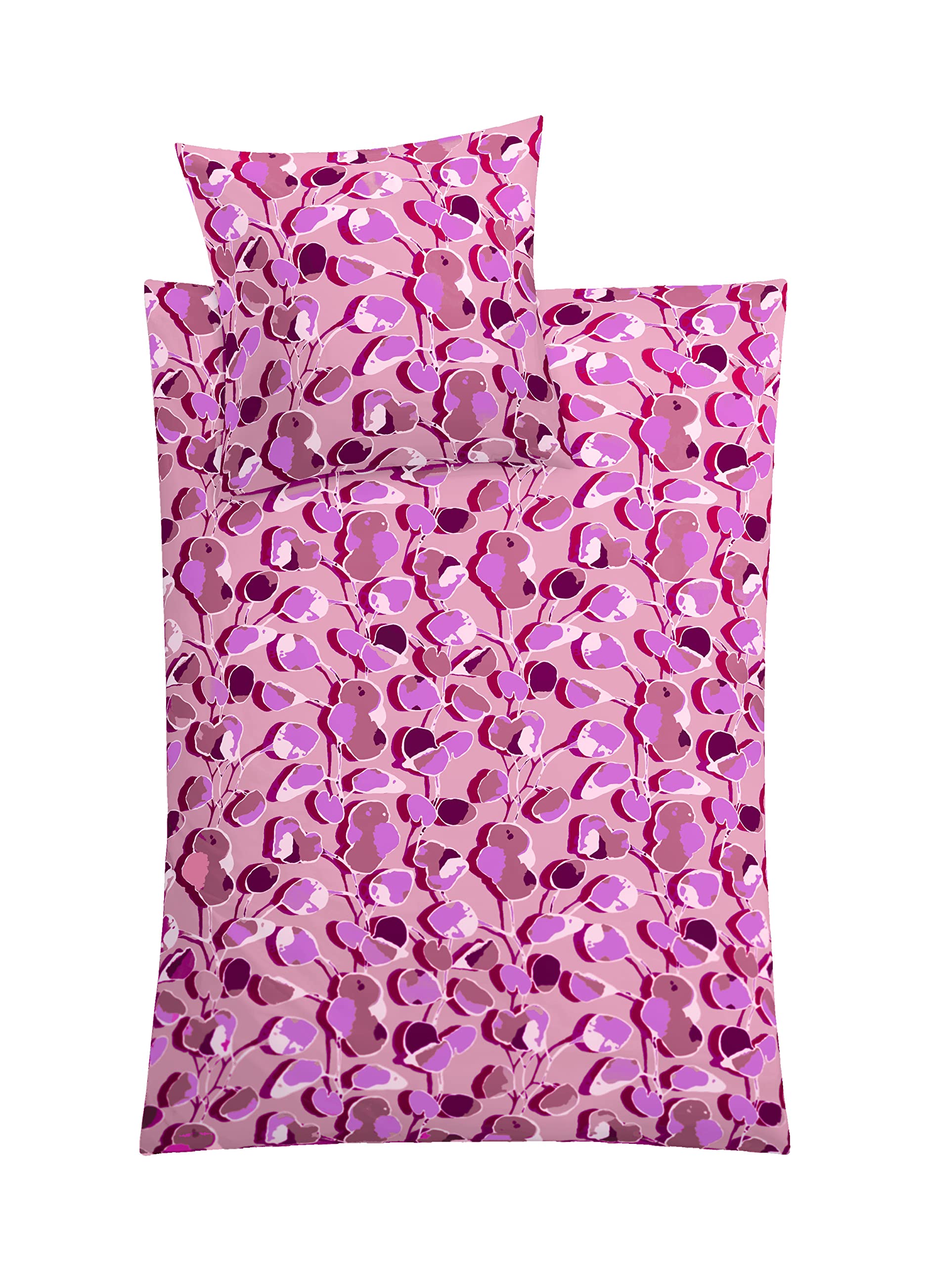 Kleine Wolke Catalonia Bed Linen, Cotton, Red, 155 x 220 cm (80 x 80 cm)