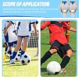 Ninoclar 2Pcs Top Bins Soccer Target Net Large Black Training Goal view 3
