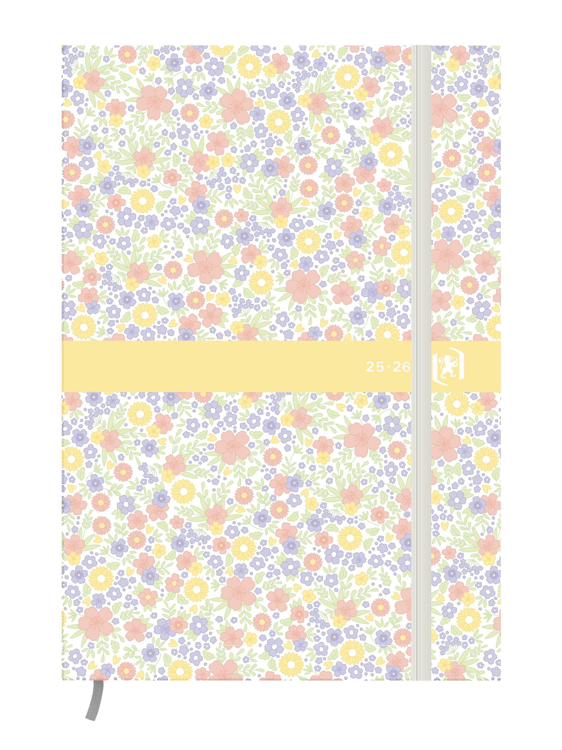 Oxford Flowers 2017-2018 Academic Diary, 1 Day per Page, 352 Pages, 12 x 18 cm, Red [English Language Not Guaranteed]