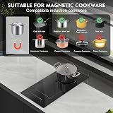 Karinear Flex Built-in Induction Hob 2 Ring 1600W 1200W 99 Min Timer 2800W view 7
