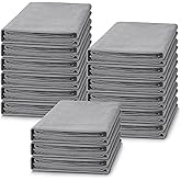 Macarrie 15 Pcs Fleece Blankets Bulk 50 x 60 Inch Soft Fleece Throw Blankets Warm Lightweight for Home Office Wedding Guest Gift Spring Outdoor Camping Travel Homeless Pet Lap Sofa Bed (Gray)