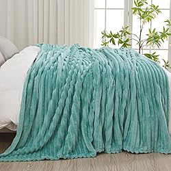 NEWCOSPLAY Super Soft King Blanket Mint Green