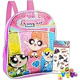 Powerpuff Girls Mini School Backpack ~ 3 Pc Bundle With 11" Powerpuff Bag For Girls, Toddlers, Kids With Stampers And More | 