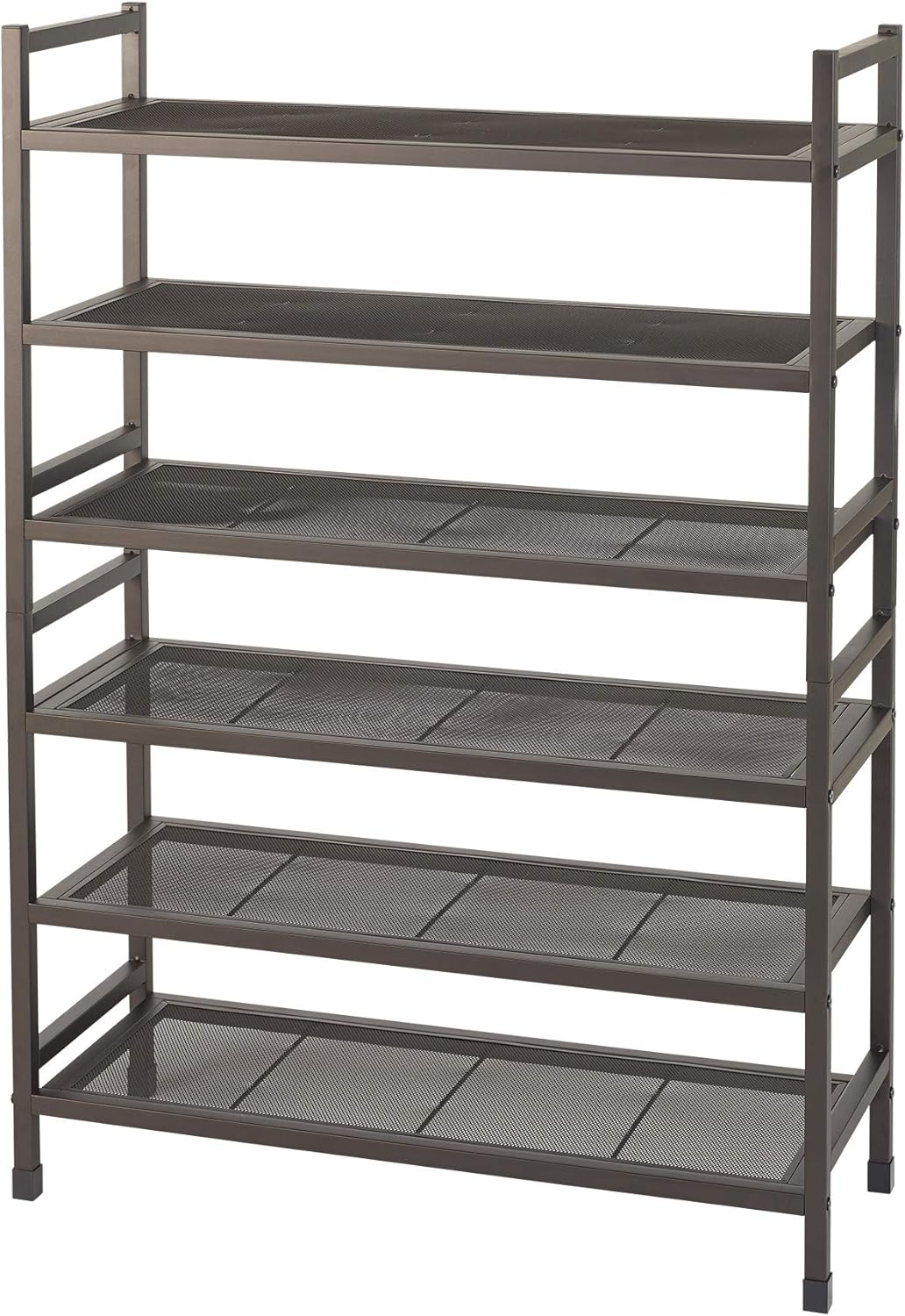 bamboo shoe rack amazon on Amazon Com Neatfreak Heavy Duty 3 Tier Stackable Metal Shoe Rack Mocha Home Kitchen