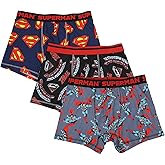 Bioworld Superman Logo & Character Art Men's 3-Pack Boxer Briefs