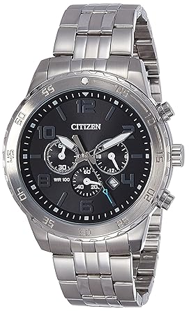 Chronograph Black Dial Mens Watch - 19253
