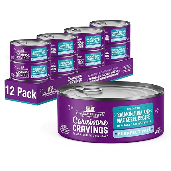 STELLA & CHEWY’S CARNIVORE CRAVINGS PURRFECT PATÉ –...