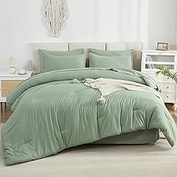Litanika Oversized King Comforter Sets Sage Green