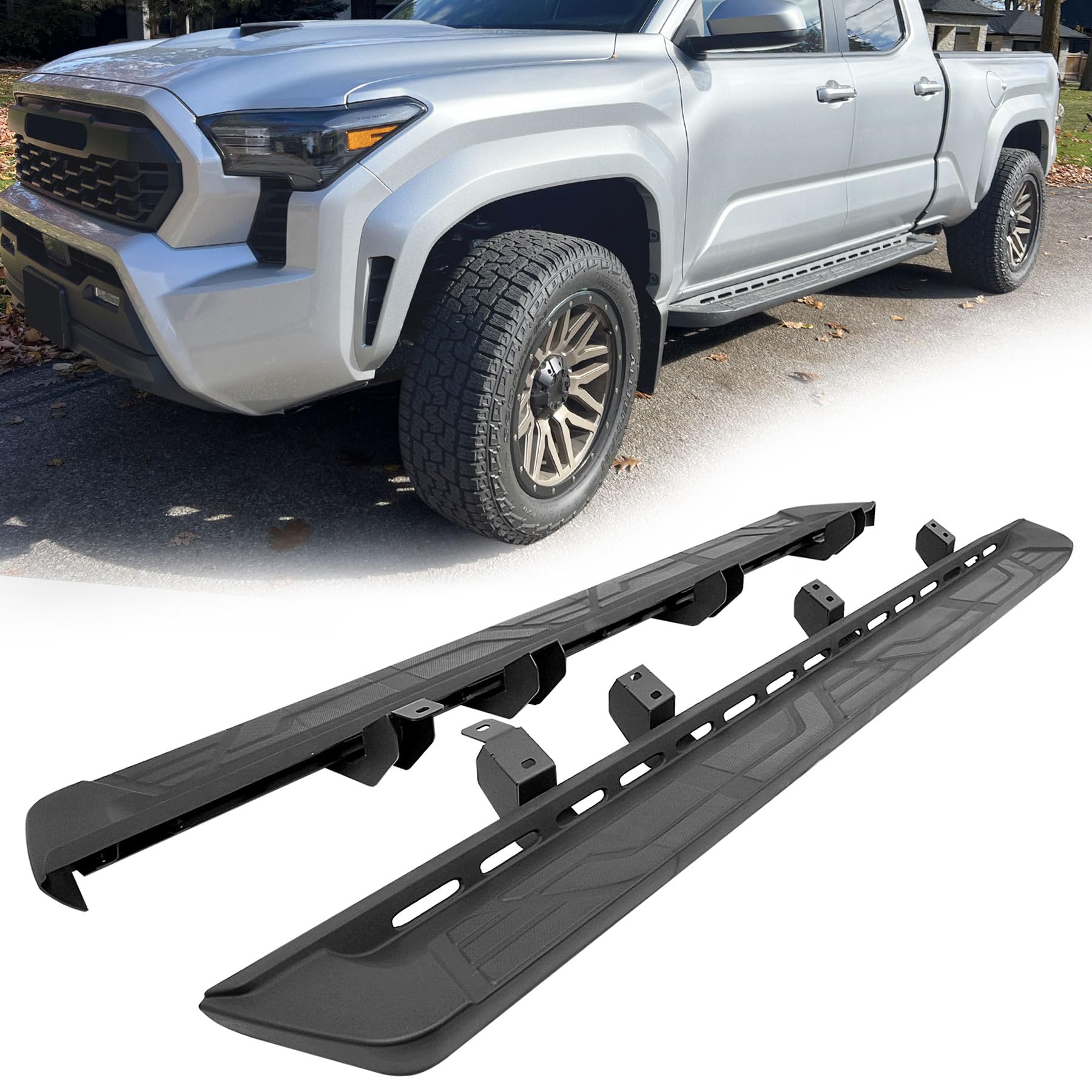 Photo 1 of Trumgeta 5.5" Running Boards Fit for 2024 2025 2026 Toyota Tacoma Double Cab Side Steps Step Bars Nerf Bar 4th Gen Tacoma Accessories