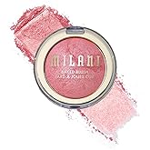 Milani Baked Blush, Updated Powder Blush for Cheeks, Cruelty Free Makeup - Shape, Contour & Highlight Face for a Shimmery or Matte Finish - Dolce Pink