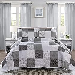 Ycosy Floral Quilt Set Full/Queen Size Patchwork
