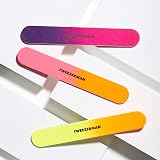 Tweezerman Filemates Neon Nail Files Set 3 Pack with Case 100/180 Grits view 2