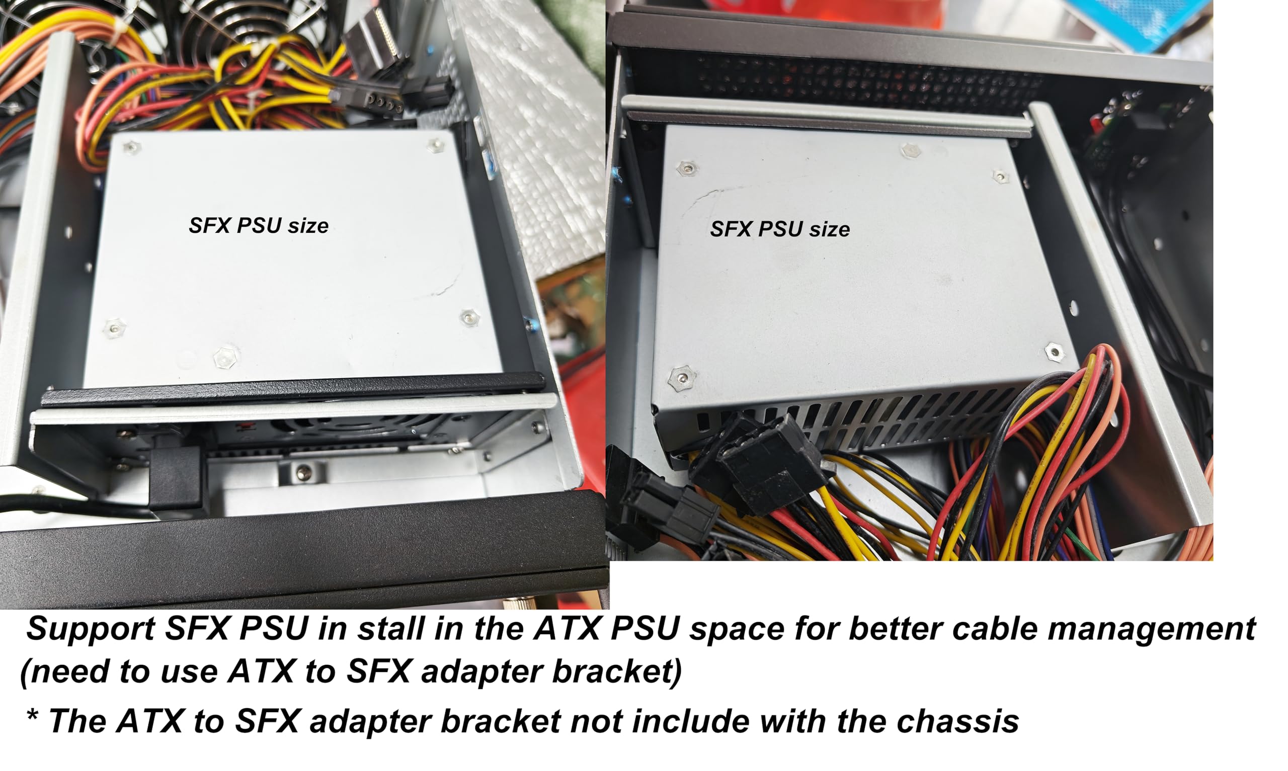 RackChoice 2U Rackmount Server Chassis 2x5.25 + 6x3.5 ATX/MATX Support ATX PSU with Either top or Side Cooling