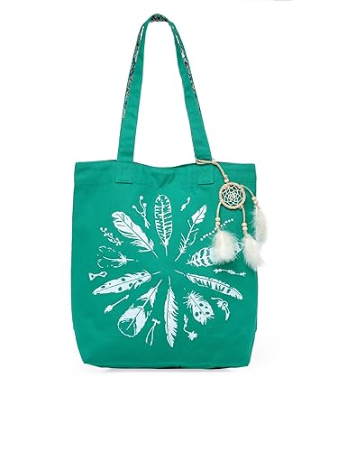 The House Of Tara Canvas Tote HTT 347 (Emrald Green)