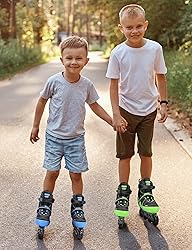 Kuxuan Skates Adjustable Inline Skates for Boys