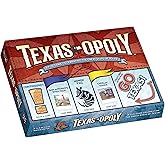 Late for the Sky Texas-opoly Board Game - Property Trading Game | Texas Themed Strategy Game for Ages 8 Plus Includes Oil Rig, Longhorn, and Cowboy Boot Sculpted Tokens Ideal for Families
