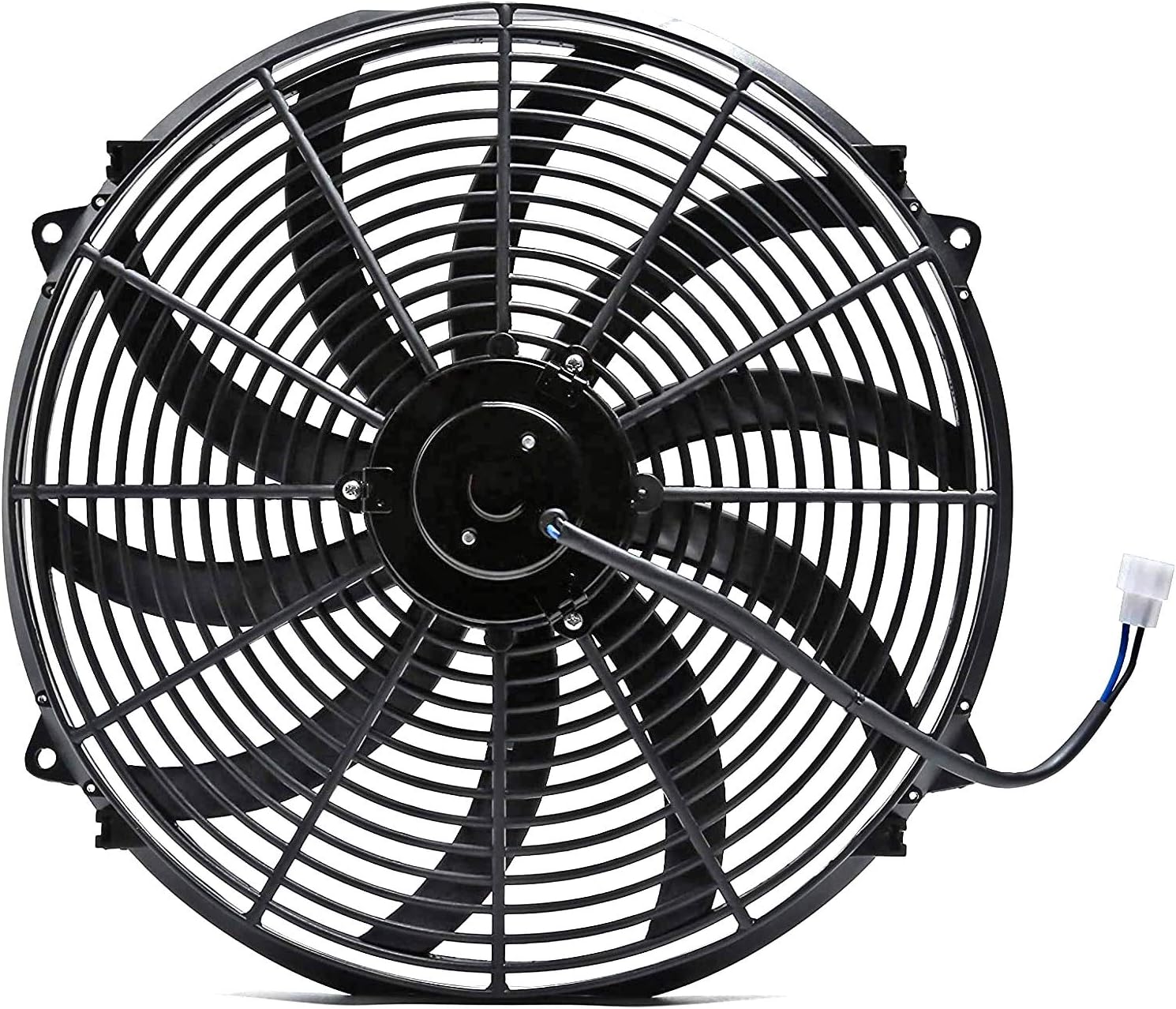 Amazon Com American Volt Reversible Electric Engine Fan 12v Radiator Condenser Cooling High Performance Motor Air Flow Power Cfm 17 Inch Industrial Scientific