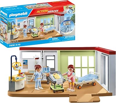 Playmobil 71616 Action Heroes Maternity Ward 62 pcs recycled materials