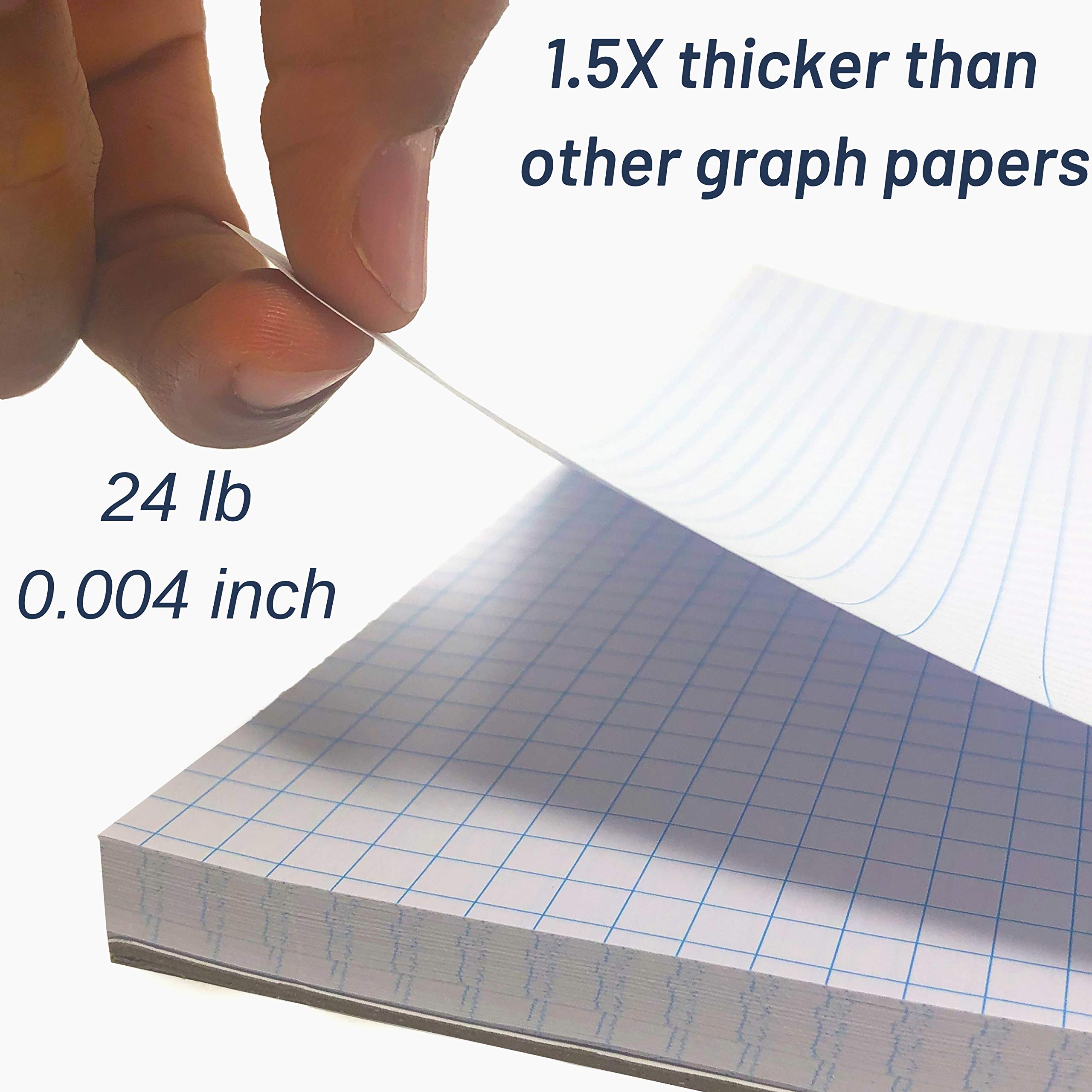 Mr. Pen- Engineering Paper Pad, Graph Paper, 5x5 (5 Squares per inch), 8.5