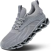 Men's Fashion Sneakers Slip on Walking Running Shoes Blade Tennis Casual Comfort Non Slip Work Sport Athletic Trainer