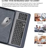 Cimetech Wireless Keyboard Mouse Combo 2.4G Ultra-Thin QWERTY UK Gray view 7
