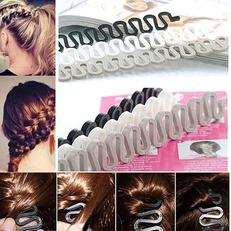 Buy 6pcs Opcc Fashion French Hair Styling Clip Stick Bun Maker