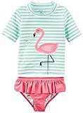 Carter's Little Girls' Two Piece Swimsuit, Mint