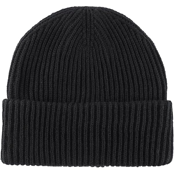 Skullies & Beanies - Beanie Hat with Pearl Beaded Trim Hat