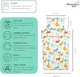 Bloomsbury Mill Safari Adventure Cot Bed Duvet Cover Set 120x150cm view 2