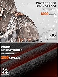 FREE SOLDIER Men's Outdoor Waterproof Soft Shell