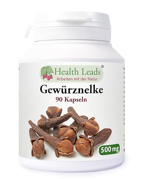 Gewürznelken (Syzgium aromatica) 500 mg x 90 Gelatinekapseln (100% ohne Zusatzstoffe!)