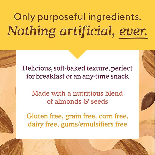 SIMPLE MILLS SOFT BAKED DARK CHOCOLATE ALMOND FLOUR BARS, 5 CT, 1.19 OZ EACH