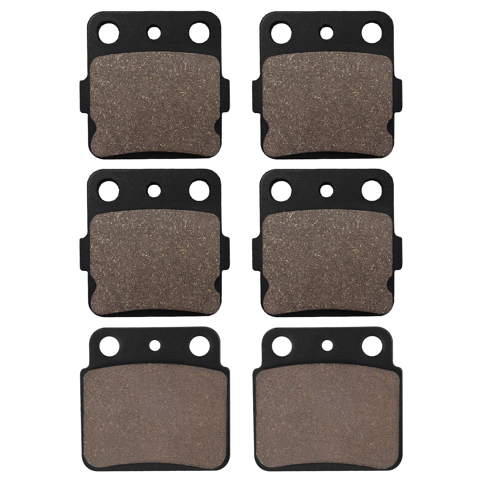 Cyleto Front and Rear Brake Pads for Suzuki LTZ400 LT-Z 400 2003 2004 2005 2006 2007 2008 2009 2010 2011 2012