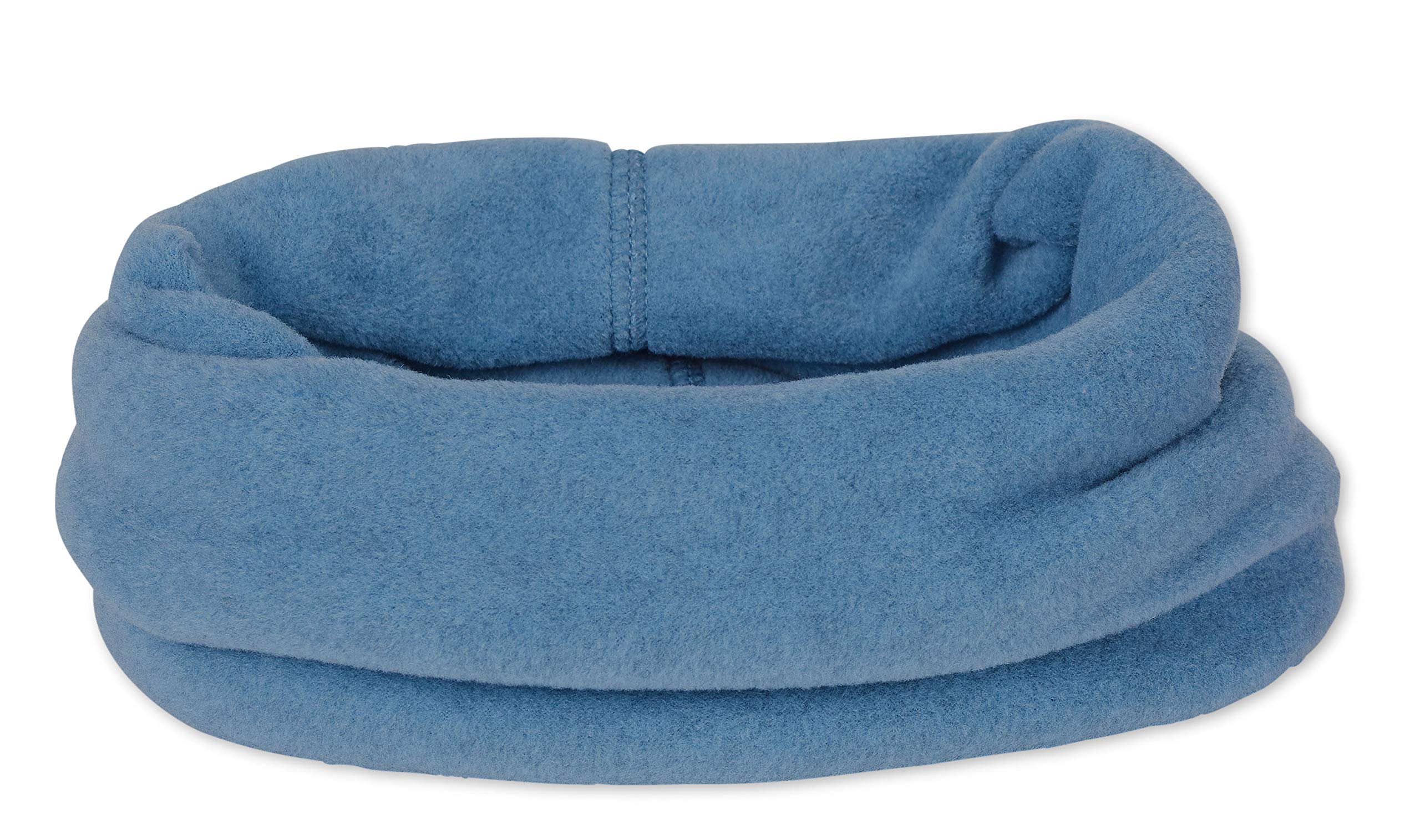 Sterntaler Baby Boys Microfleece All-Rounder Scarf, Size: M, Blue Scarf, Blue (Mittelblau Mel. 375), 2 (Manufacturer Size: 2)