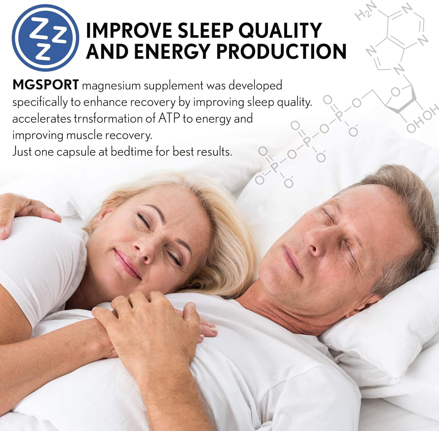 High Absorption Magnesium for Leg Cramps and Sore Muscles, Restless Leg Syndrome Relief (RLS), Muscle Relaxer with Vitamin B6, D and E, 380mg Magnesium Oxide Monohydrate, 60 Servings: Health & Personal Care