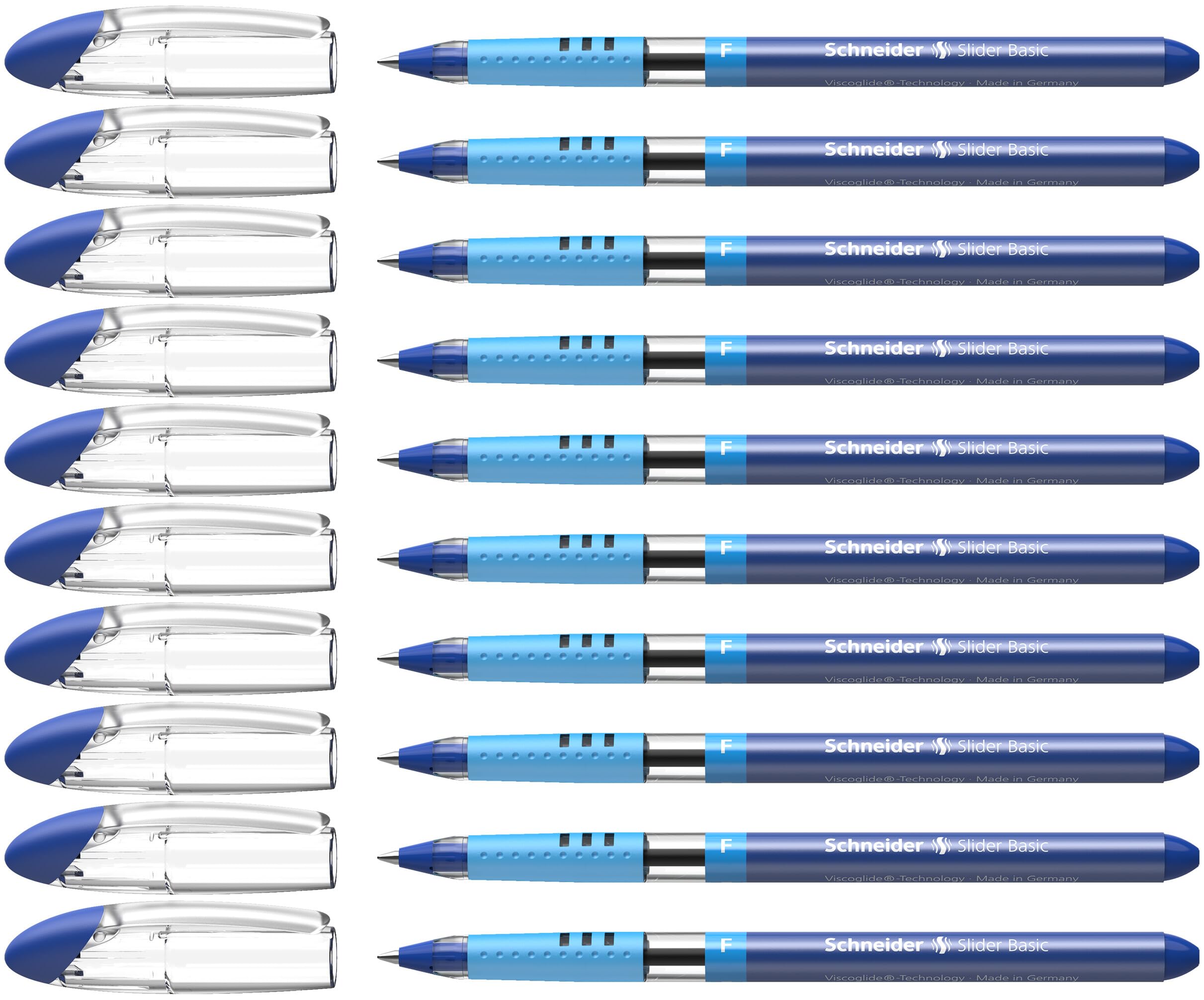 Schneider Slider 151003 Ballpoint Pen F Blue Pack of 10