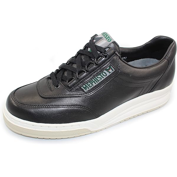 Amazon.com | Mephisto Match Black Calf Leather EU 41 (US
