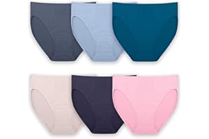 Fruit of the Loom Women's Breathable Underwear, Moisture Wicking Keeps You Cool & Comfortable, Available in Plus Size