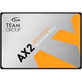 TEAMGROUP AX2 256GB 3D NAND TLC 2.5 Inch SATA III Internal Solid State Drive SSD (Read Speed up to 520 MB/s) Compatible with Laptop &amp; PC Desktop T253A3256G0C101