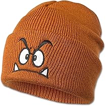 isecai Whimgy Beanie Brown×Yellow
