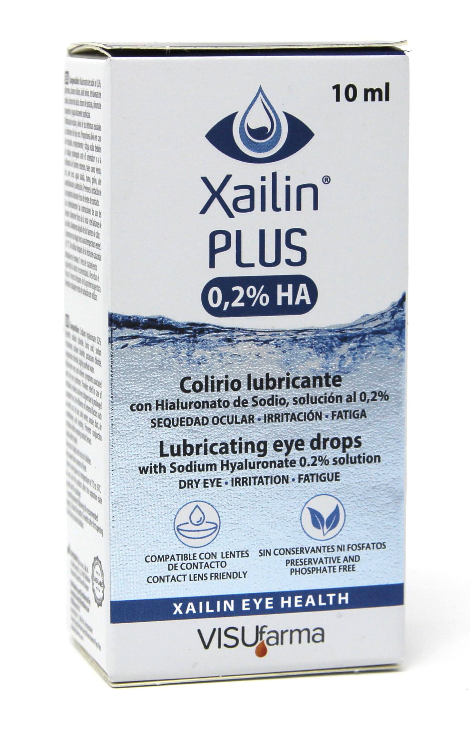 Xailin Plus 0.2% Eye Drops 10 Millilitres x3 Pack