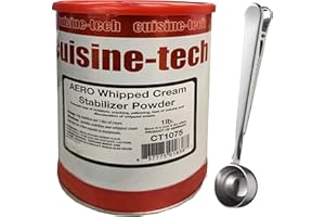 CUISINE-TECH Aero Whipped Cream Stabilizer Powder (1 lb) with Spoon