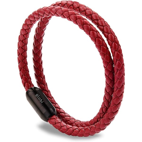 Coolsteelandbeyond Pulsera De Cuero Trenzada Negra Fina Unis