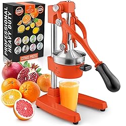 Zulay Kitchen Cast-Iron Orange Juice Squeezer